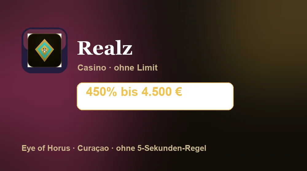 Screenshot von Realz Casino
