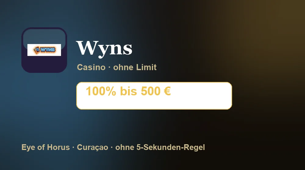 Screenshot von Wyns Casino